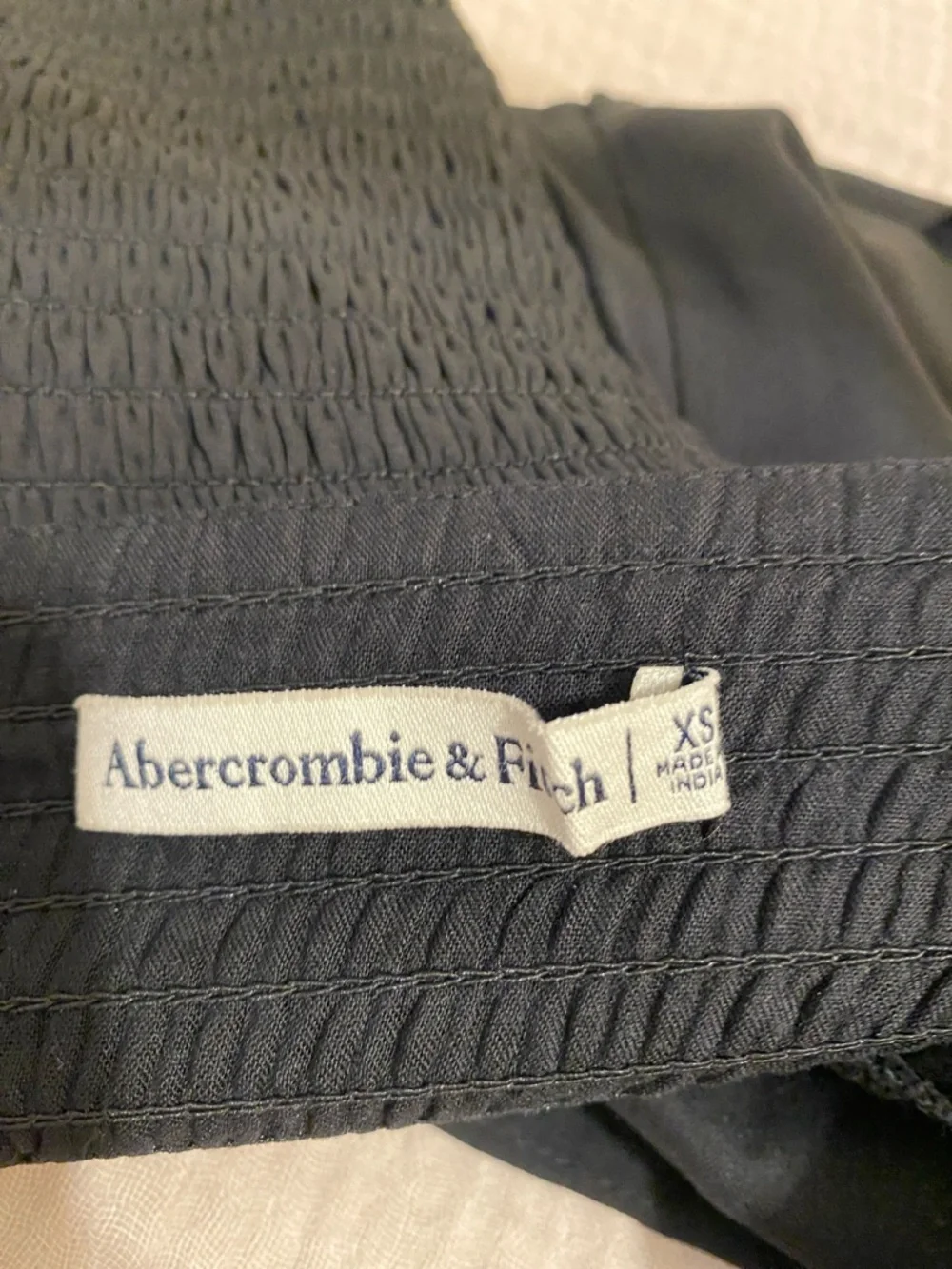 Abercrombie & Fitch Black Puff Sleeve Top. Size XS